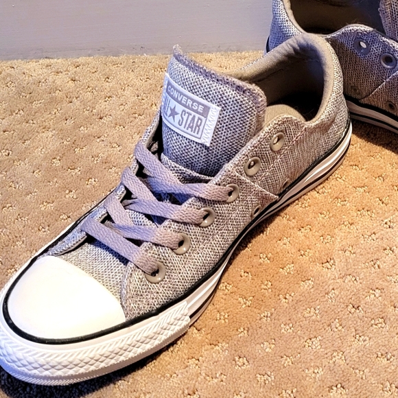 Converse ALL-STAR Grey sneakers size 8 - Picture 2 of 10